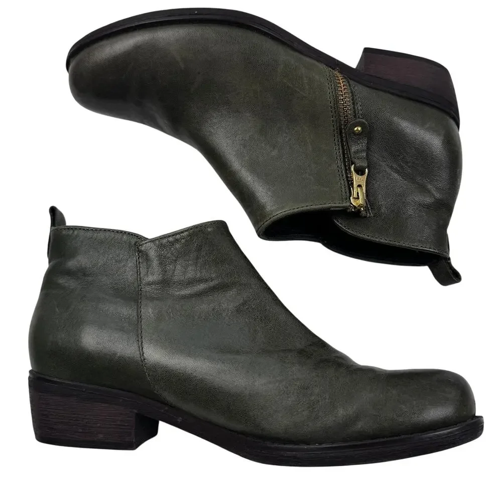 Eric Michael Handmade in Spain Buttery Soft Leather Booties Women's 37/6.5-7